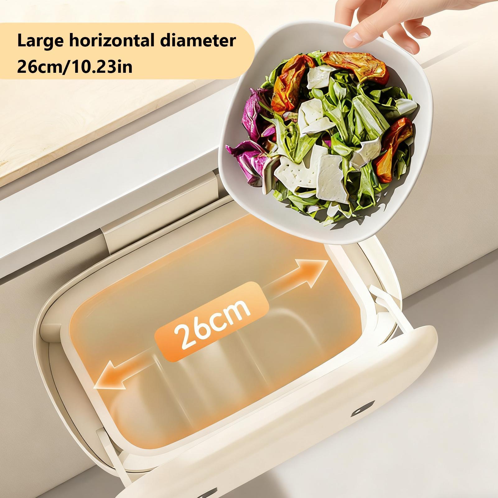 Compost Bin Countertop - Kitchen Waste Bins Wall Garbage Basket
