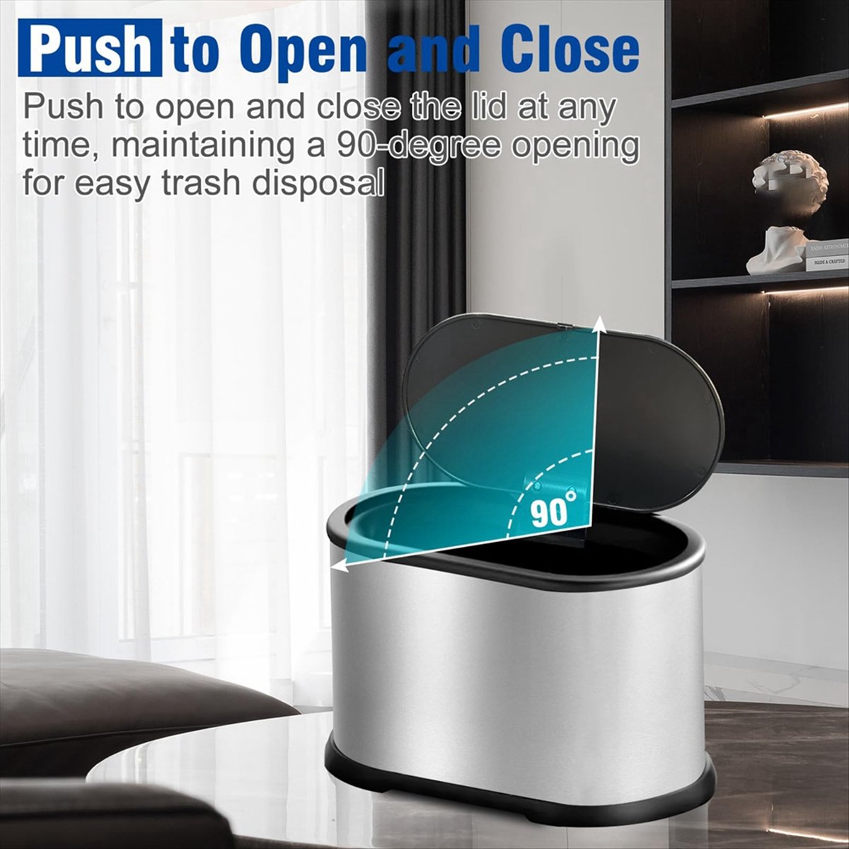 MALL Mini Trash Can with Lid,  - đánh giá và giá Compost Bin Countertop